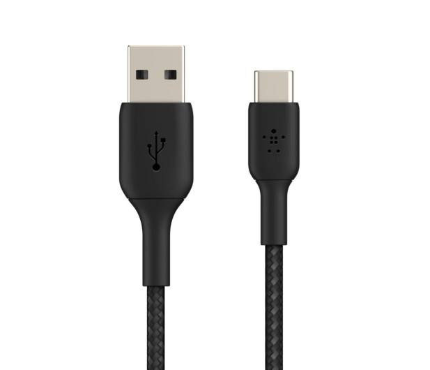 Belkin Kabel USB-A na USB-C, w oplocie, 0,15m, czarny - 1330484 - zdjęcie 5
